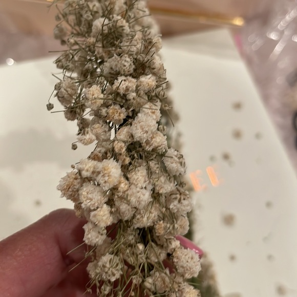 BHLDN Sunnie Flower Girl Preserved Baby’s Breath Crown NIB - Picture 7 of 7